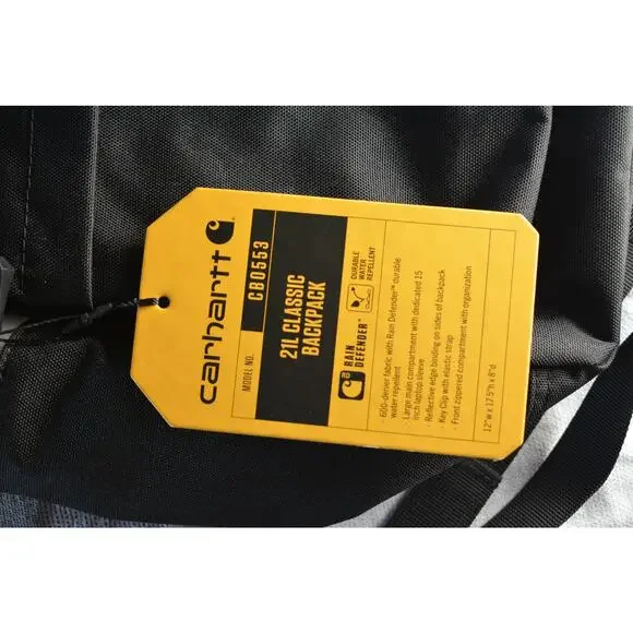 NWT Carhartt Classic Laptop Backpack - Picture 4 of 6